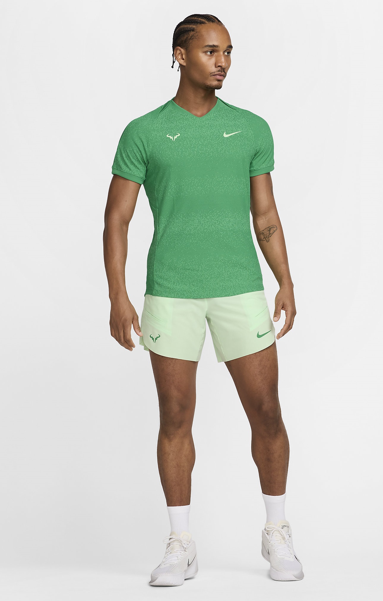 Nike Court Advantage Rafa Tenis T-Shirt (Yeşil) - 1