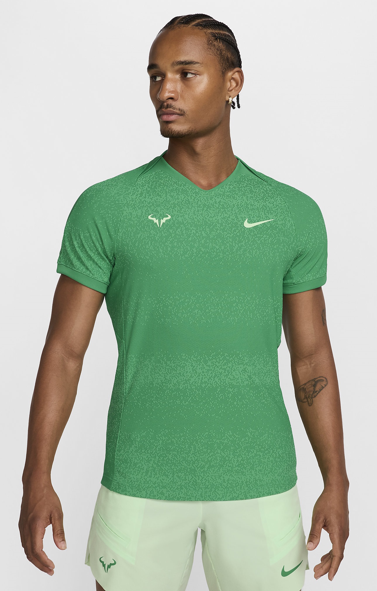 Nike Court Advantage Rafa Tenis T-Shirt (Yeşil) - 2
