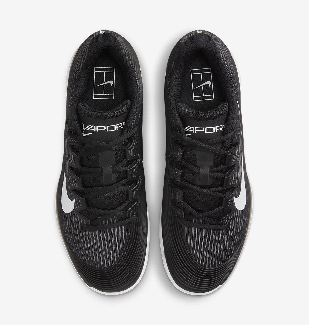 Nike Vapor 12 Sert Kort Erkek Tenis Ayakkabısı | FV5552-101 - 4