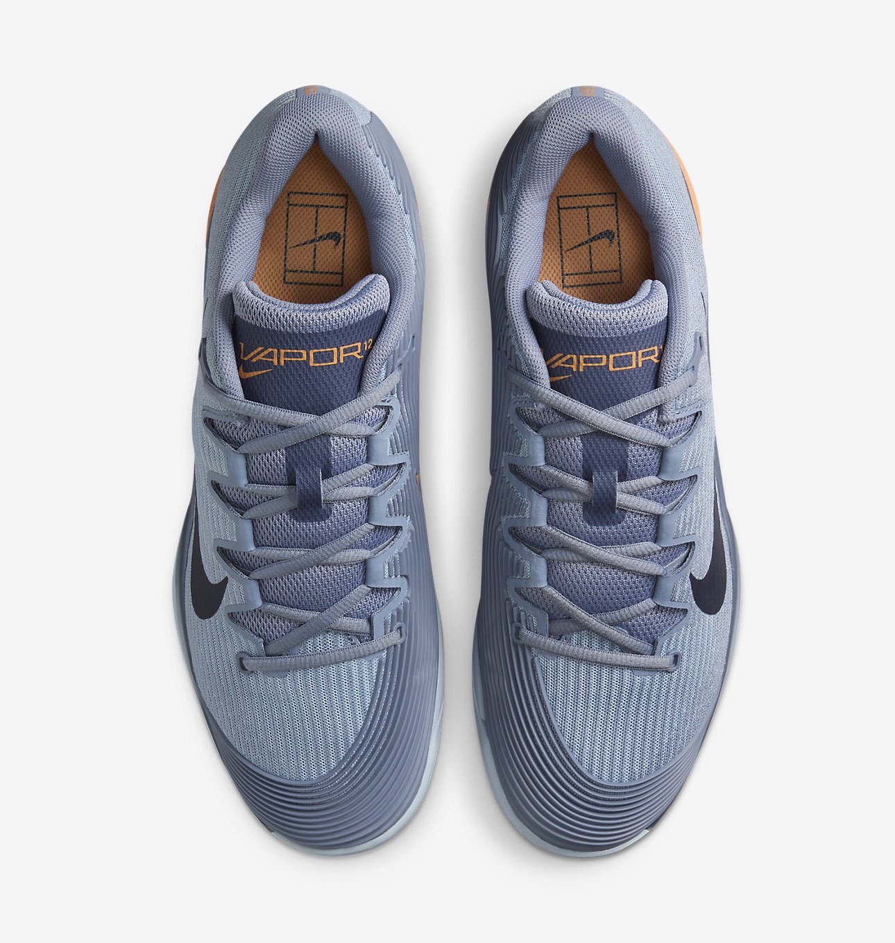 Nike Vapor 12 Sert Kort Erkek Tenis Ayakkabısı | FV5552-400 - 4