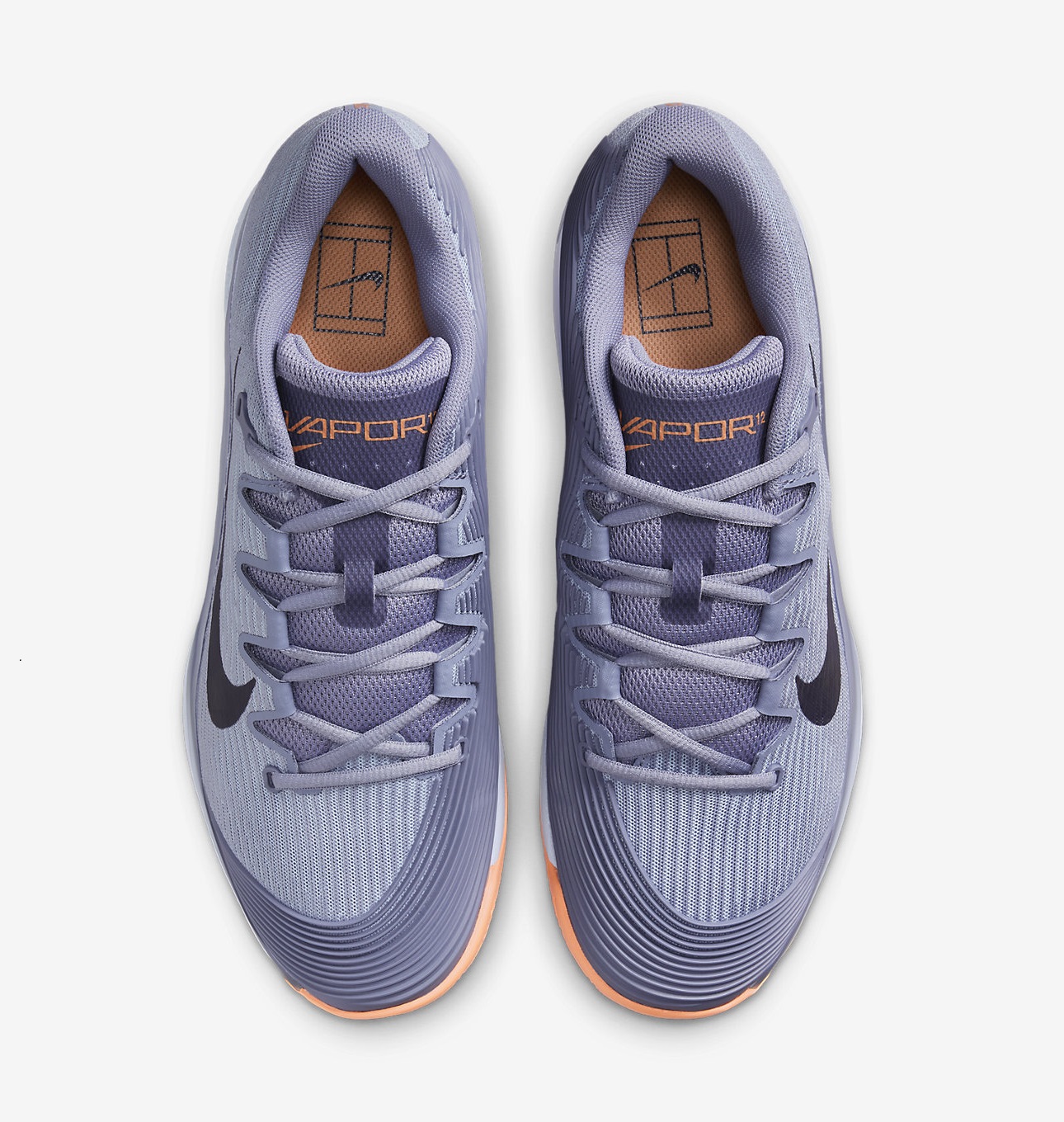 Nike Vapor 12 Toprak Kort Erkek Tenis Ayakkabısı | HQ6026-400 - 4