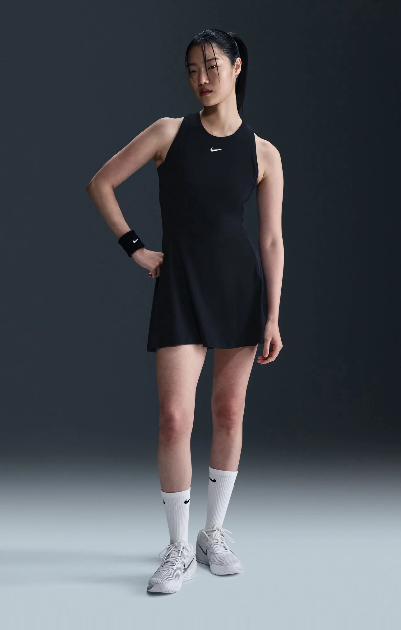 Nike Victory Women's Dri-FIT Tennis Dress Black - 1