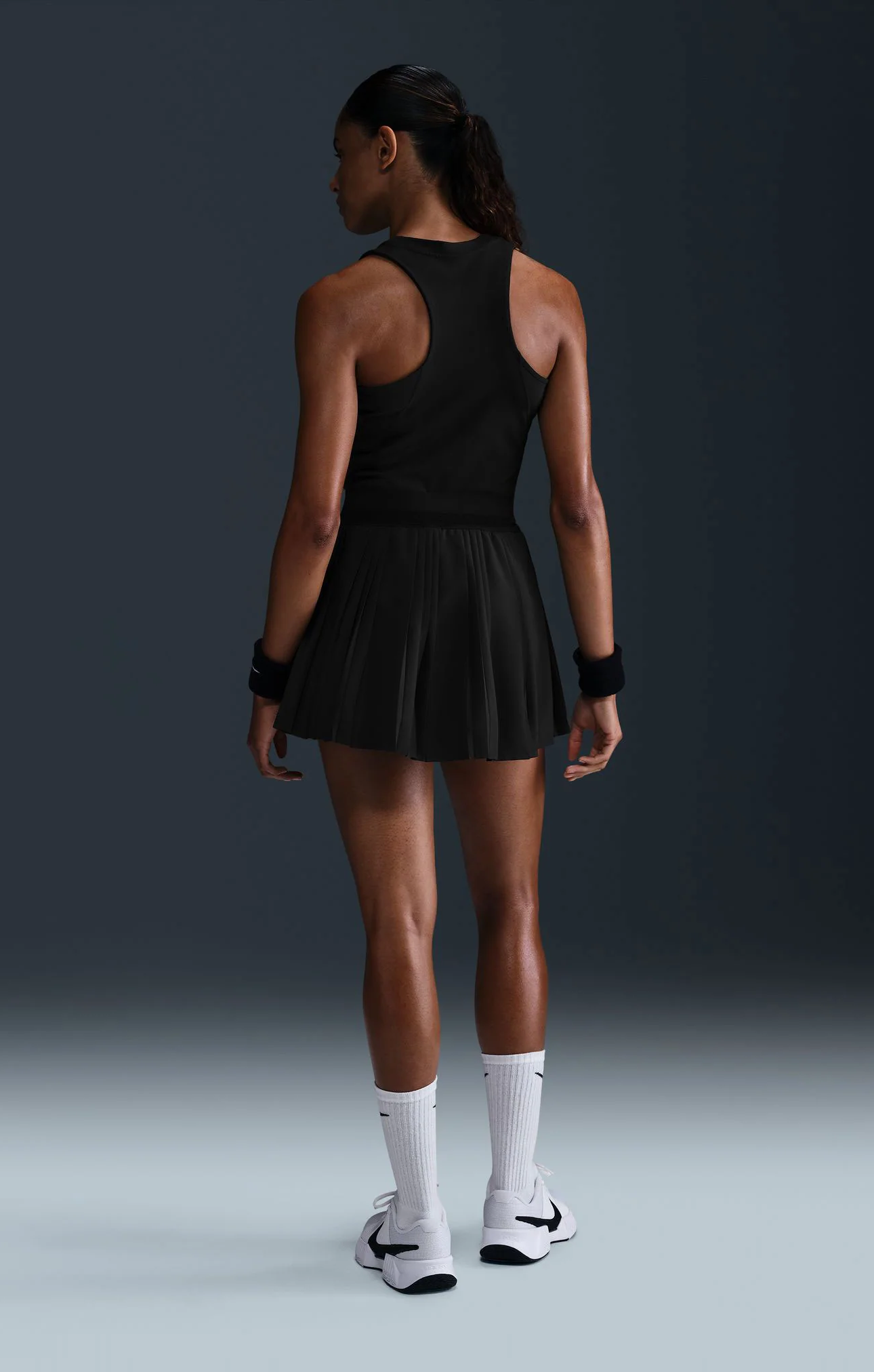 NikeCourt Advantage Tennis Skirt Siyah | FZ6512-010 - 2