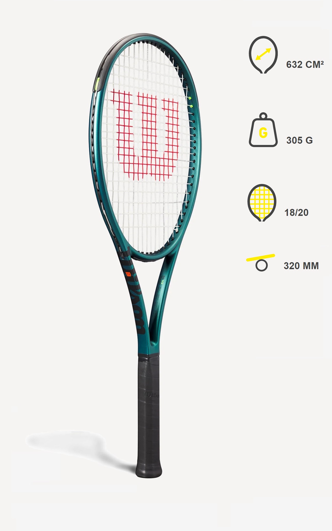 Wilson Blade 98 (18x20) V9 Tenis Raketi - 2