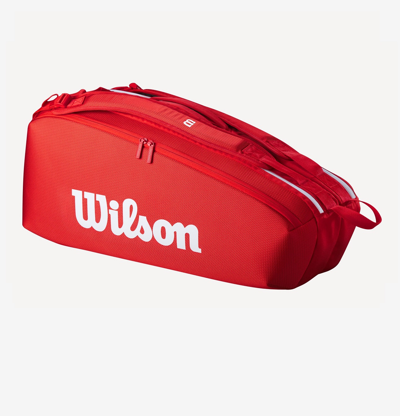 Wilson Super Tour Red 6 Racket Tennis Bag - 1