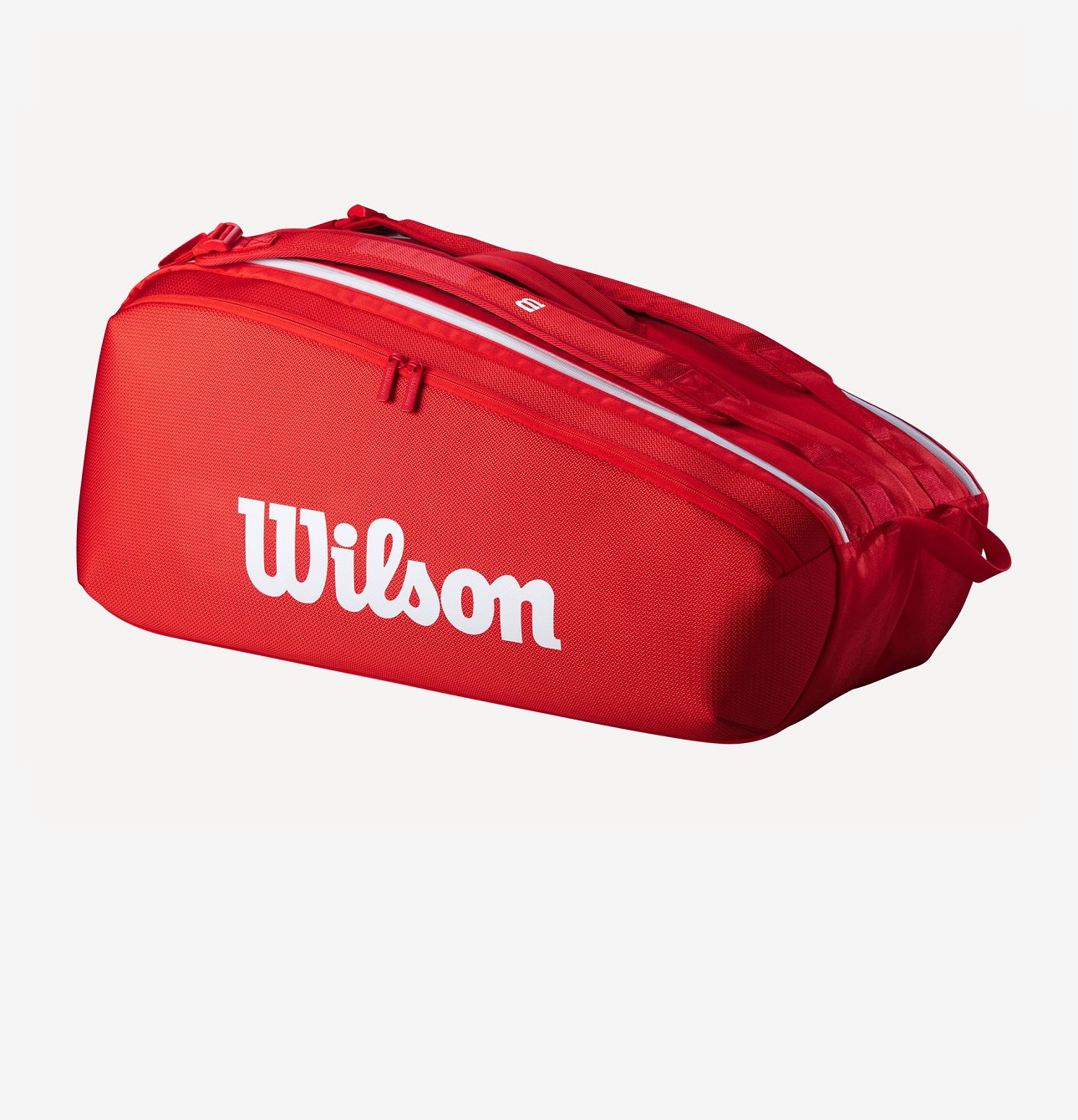 Wilson Super Tour Red 9 Racket Tennis Bag - 1